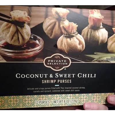 Shrimp Purses, Coconut & Sweet Chili