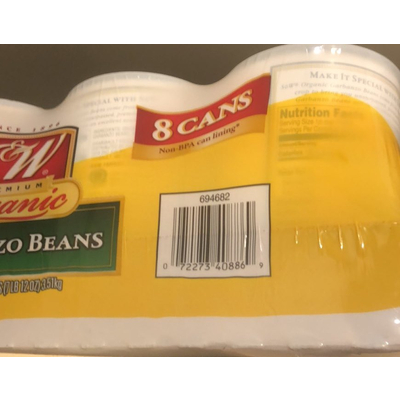 Garbanzo Beans, Premium Organic