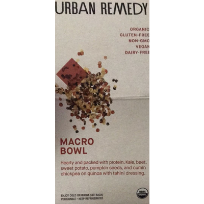 Macro Bowl Organic, Gluten Free, Vegan, Dairy Free