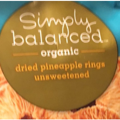 Dried Pineapple Rings Unsweetened Organic