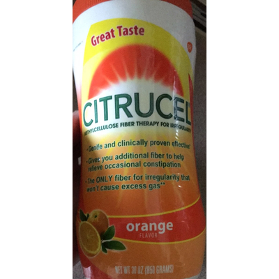 Methylcellulose Fiber Therapy, Orange