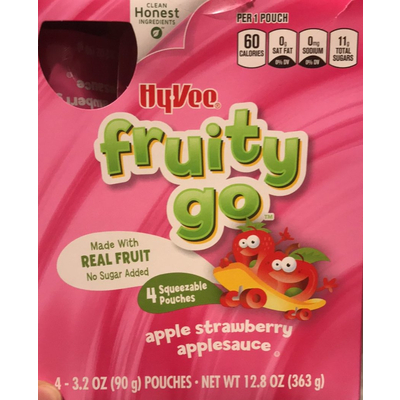Apple Strawberry Applesauce