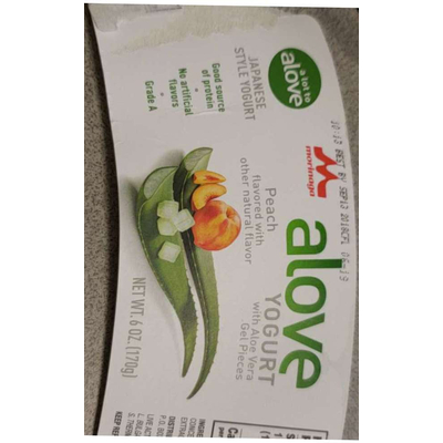 Alove Yogurt, Peach