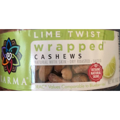 Wrapped Cashews, Lime Twist