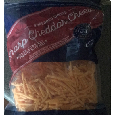 Sharp Cheddar Cheese, Shredded