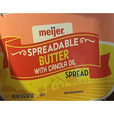 Spreadable Butter, with Canola Oil