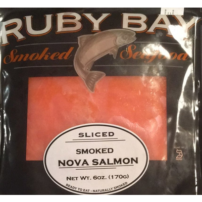 Smoked Nova Salmon, Sliced