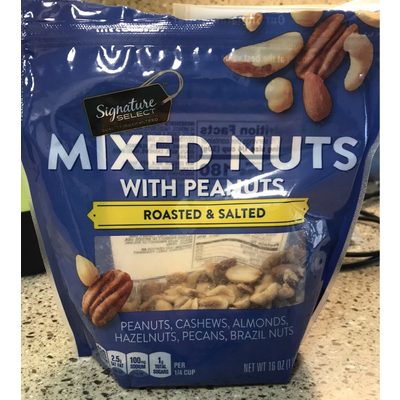 Mixed Nuts with Peanuts, Roasted & Salted