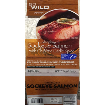 Sockeye Salmon with Chipotle Garlic Spice