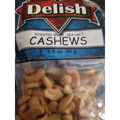Roasted Cashews, with Sea Salt
