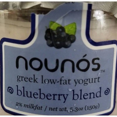 Greek Low-Fat Yogurt, Blueberry Blend