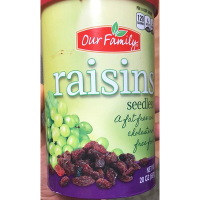 Raisins, Seedless