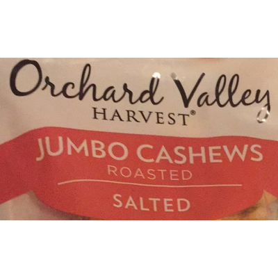 Jumbo Cashews, Roasted & Salted