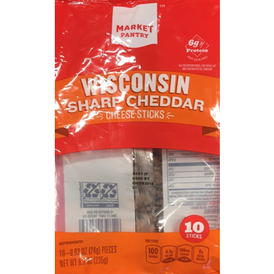 Wisconsin Sharp White Cheese Sticks