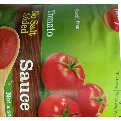 Tomato Sauce, No Salt Added