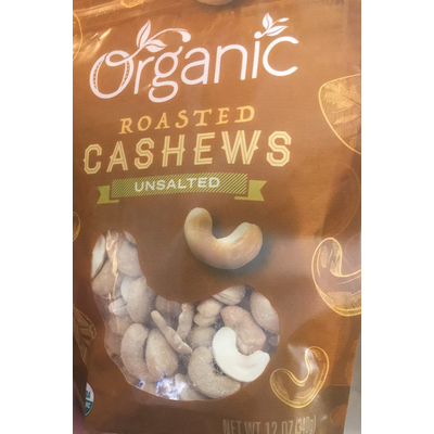Roasted Cashews, Unsalted