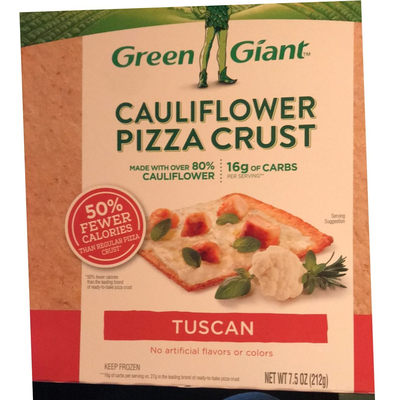 Cauliflower Pizza Crust, Tuscan