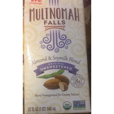 Multnomah Falls, Almond  & Soymilk Blend, Original Unsweetened