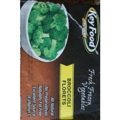 Fresh Frozen Vegetables, Broccoli Florets
