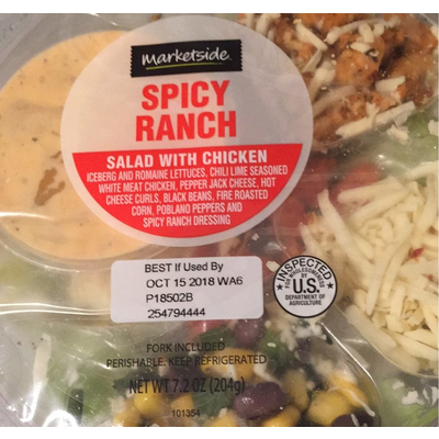 Salad with Chicken, Spicy Ranch