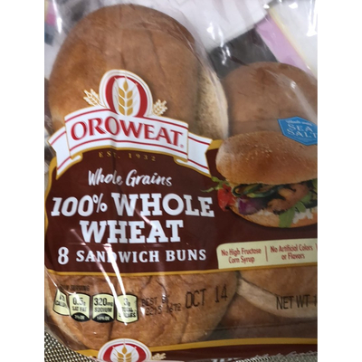 Sandwich Buns, Whole Wheat