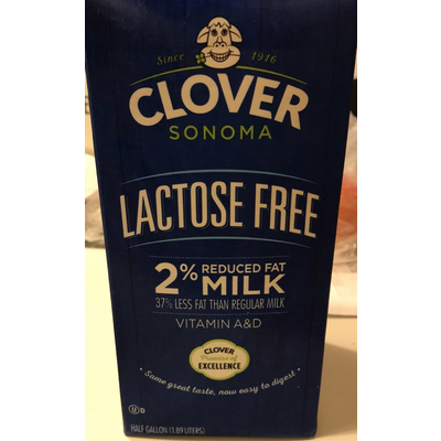 2% Reduced Fat Milk, Lactose Free