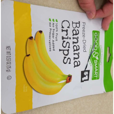 Banana Crisps, Freeze-Dried