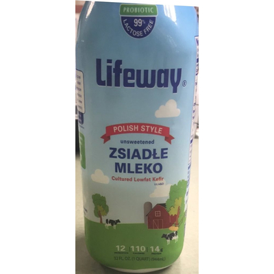 Cultured Lowfat Kefir, Polish Style