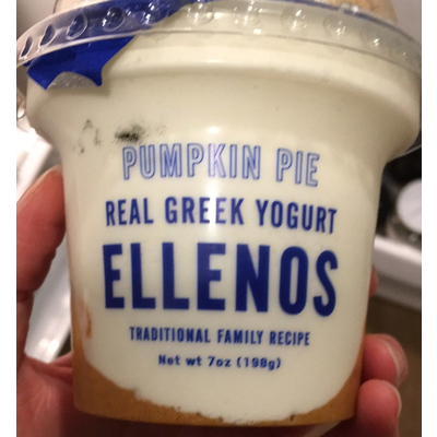 Real Greek Yogurt, Pumpkin Pie