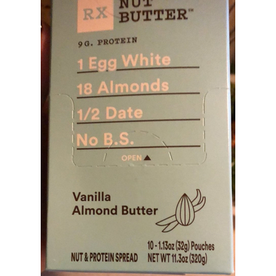 Nut & Protein Spread, Vanilla Almond Butter