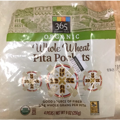 Whole Wheat Pita Pockets