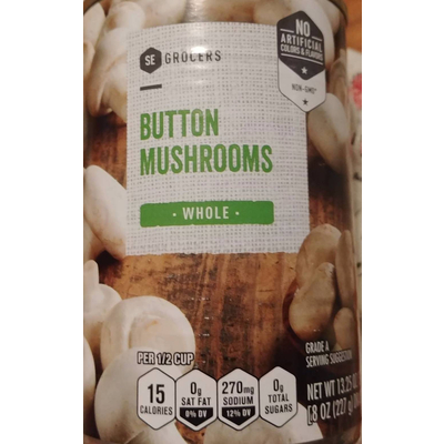 Button Mushrooms, Whole