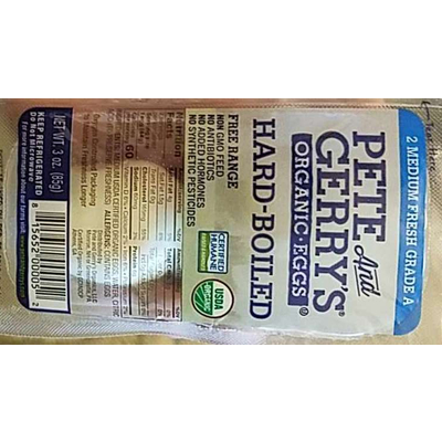 Organic Eggs, Hard-Boiled