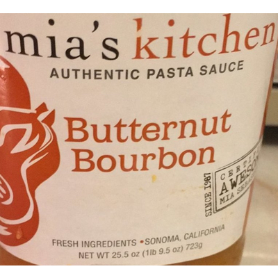 Authentic Pasta Sauce, Butternut Bourbon