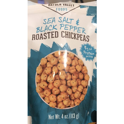 Roasted Chickpeas, Sea Salt & Black Pepper