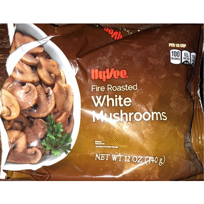 White Mushrooms, Fire Roasted