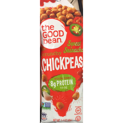 Crunchy Chickpeas, Sweet Sriracha