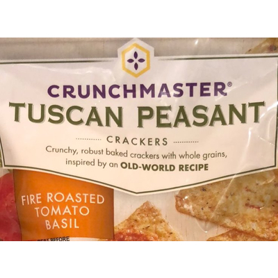 Tuscan Peasant Crackers, Fire Roasted Tomato Basil