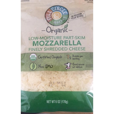 Mozzarella, Shredded