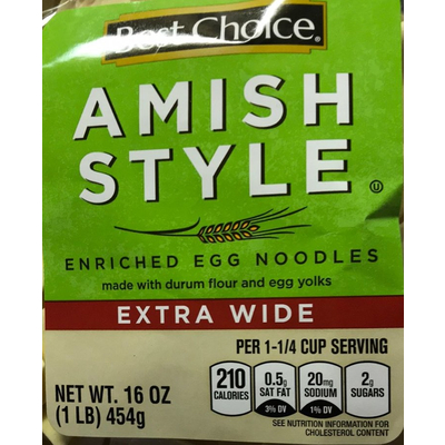 Egg Noodles, Amish Style