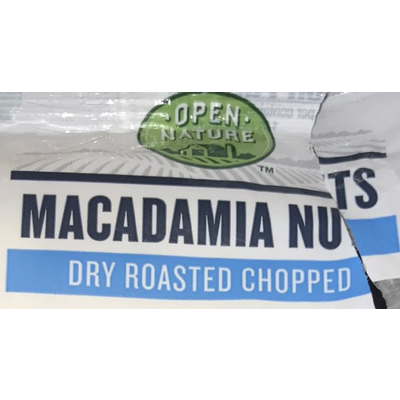 Macadamia Nuts, Dry Roasted Chopped