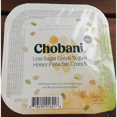 Greek Yogurt, Honey Pistachio Crunch