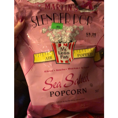 Slender Pop, Sea Salted Popcorn