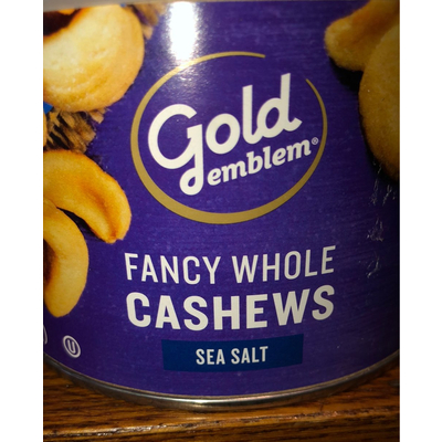 Whole Cashews, Sea Salt