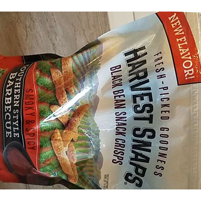 Black Bean Snack Crisps, Southern Style Barbecue