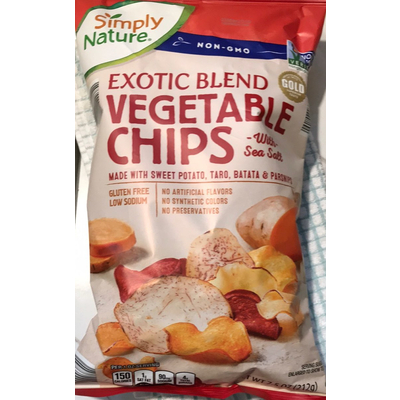 Vegetable Chips with Sea Salt
