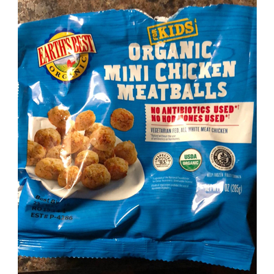 Organic Mini Chicken Meatballs