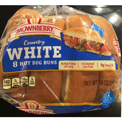 Country White Hot Dog Buns