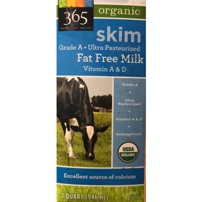 Skim Milk, Fat Free