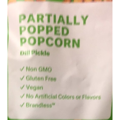 Partially Popped Popcorn